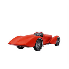 Obraz na płótnie Canvas Old Classic Red Sports Car