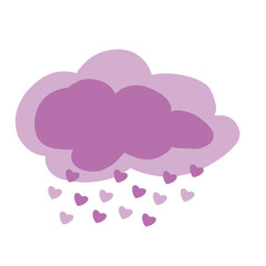 Clouds pink