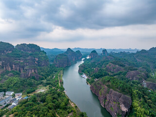 Fototapeta na wymiar Longhu Mountain Scenery in Jiangxi, China
