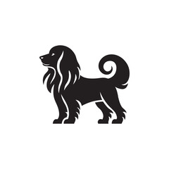 Fluffy Dog Logo Vector