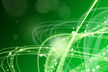 曲線イメージ背景 ダークグリーン