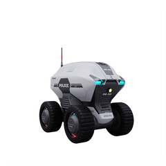 Robotic Police Vehicle