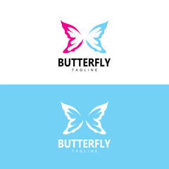 Butterfly Logo, Animal Design With Beautiful Wings, Decorative Animals, Product Brands