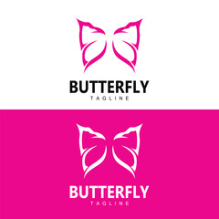 Butterfly Logo, Animal Design With Beautiful Wings, Decorative Animals, Product Brands