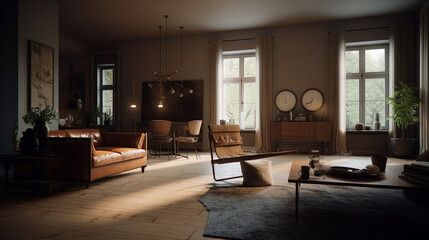Fototapeta premium modern living room