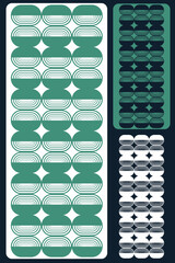 Oval Aesthetic contemporary stripe line art, abstract art for wallpaper, Art form design for wall art, decoration, wallpaper.