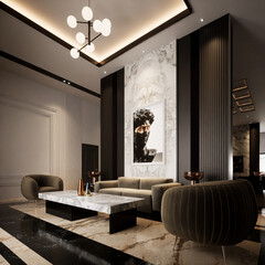 3D Rendering Guset Room Design