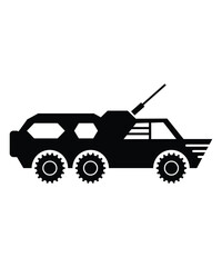 army truck icon, vector best flat icon.