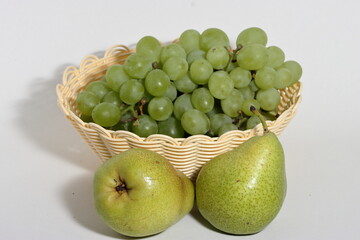 Tropical evergreen collection of fruits