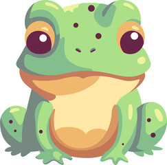 frog cute cartoon minimal