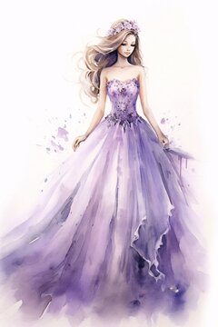 Purple Gown Images  Browse 94,372 Stock Photos, Vectors, and Video | Adobe  Stock