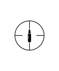 bullet with target icon, vector best flat icon.