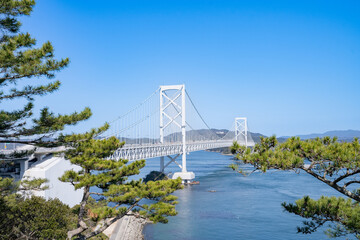 大鳴門橋 渦潮 鳴門海峡 橋 海　