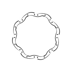 Vintage frame.Calligraphic design elements . Decorative swirls or scrolls.