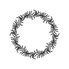 Vintage frame.Calligraphic design elements . Decorative swirls or scrolls.