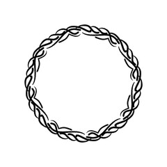 Vintage frame.Calligraphic design elements . Decorative swirls or scrolls.