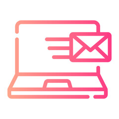 email marketing Line Gradient Icon