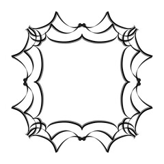 Vintage frame.Calligraphic design elements . Decorative swirls or scrolls.