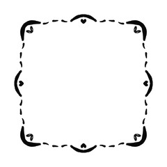 Vintage frame.Calligraphic design elements . Decorative swirls or scrolls.