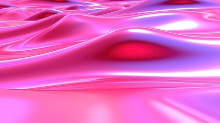 Obraz premium 0828. Holographic Pink Tech Background. Generative AI