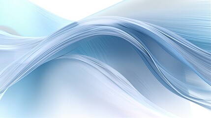 0843. Light Blue and Silver Digital Wave Background. Generative AI