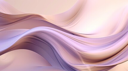 Obraz premium 0856. Lilac and Champagne Digital Wave Background. Generative AI