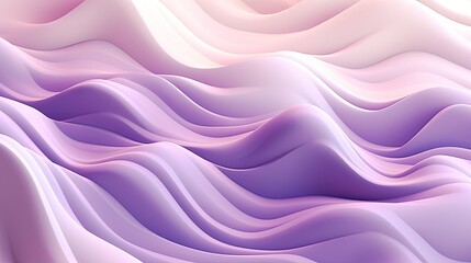 Fototapeta premium 0858. Lilac and Cream Digital Wave Background. Generative AI