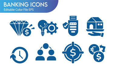 Bnking icon set