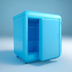 Blue Mini Fridge