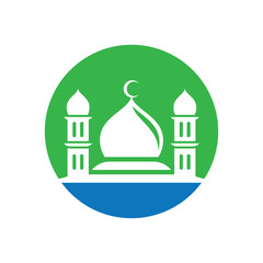 Mosque logo images illustration