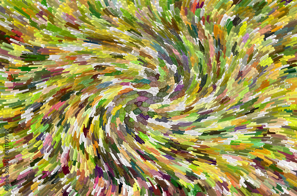 Fototapete multicolored abstract background, obtained with the help of computer graphics.