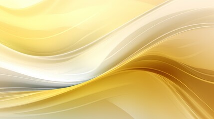 Obraz premium 1064. Pale Yellow and Cream Digital Wave Background. Generative AI
