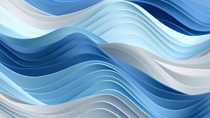 1173. Sky Blue and Ash Gray Digital Wave Background. Generative AI
