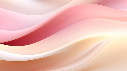 1189. Soft Pink and Ivory Digital Wave Background. Generative AI