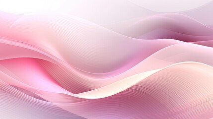 1194. Soft Pink and Pearl Digital Wave Background. Generative AI