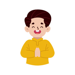 Muslim flat illustration