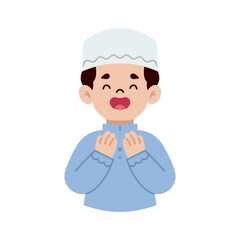 Muslim flat illustration