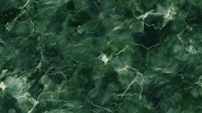 Green marble background texture.  Generative AI