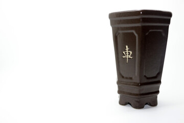 Ceramic bonsai plant pot