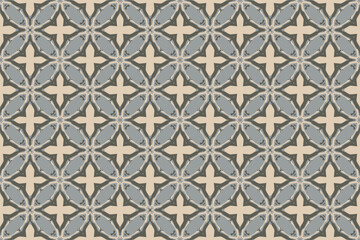 Seamless batik pattern,geometric tribal pattern,it resembles ethnic boho,aztec style,ikat style.luxury decorative fabric pattern for famous banners.designed for use fabric,curtain,carpet,Batik