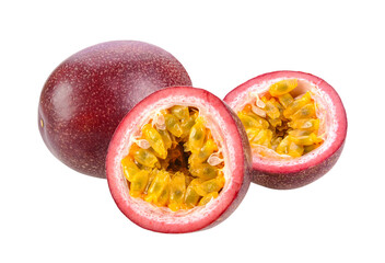 passionfruits isolated on transparent png