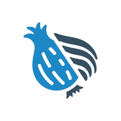 shallot or onion icon vector illustration