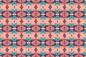 Seamless batik pattern,geometric tribal pattern,it resembles ethnic boho,aztec style,ikat style.luxury decorative fabric pattern for famous banners.designed for use fabric,curtain,carpet,Batik