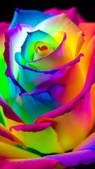 Obraz na płótnie Canvas Colorful rose abstract background