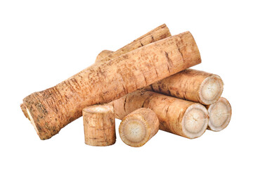 Burdock roots on transparent png