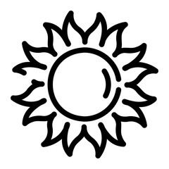 sun Line Icon