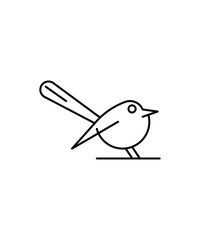 sparrow icon, vector best line icon.