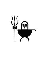 lord shiva icon, vector best flat icon.