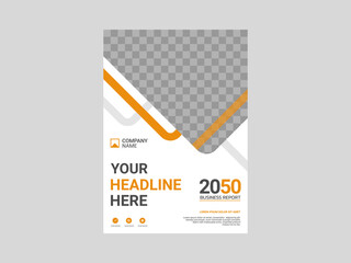 Obraz premium Professional corporate book cover template