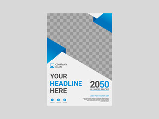 Professional corporate book cover template